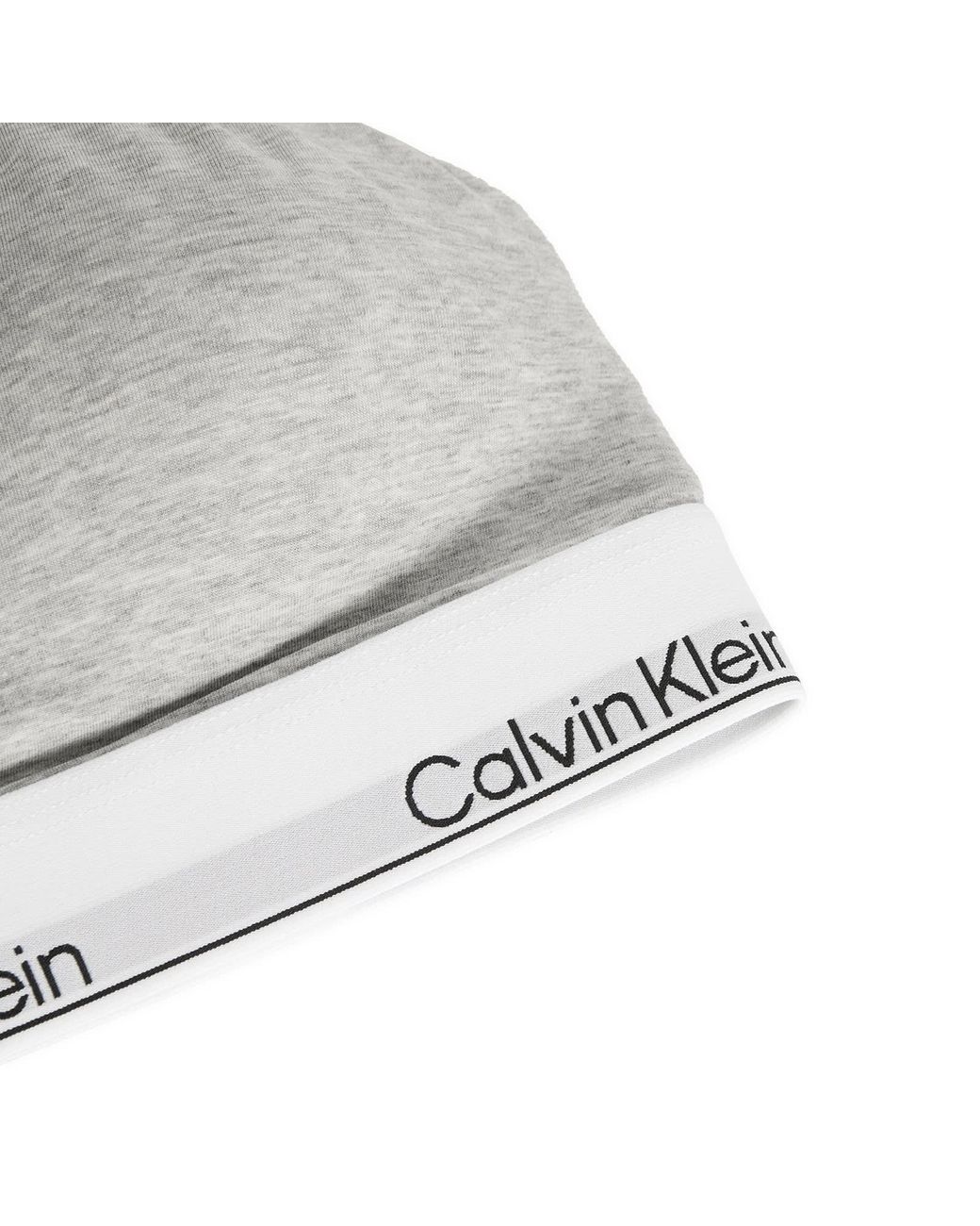 Calvin Klein White Icon Lightly Lined Triangle Bra