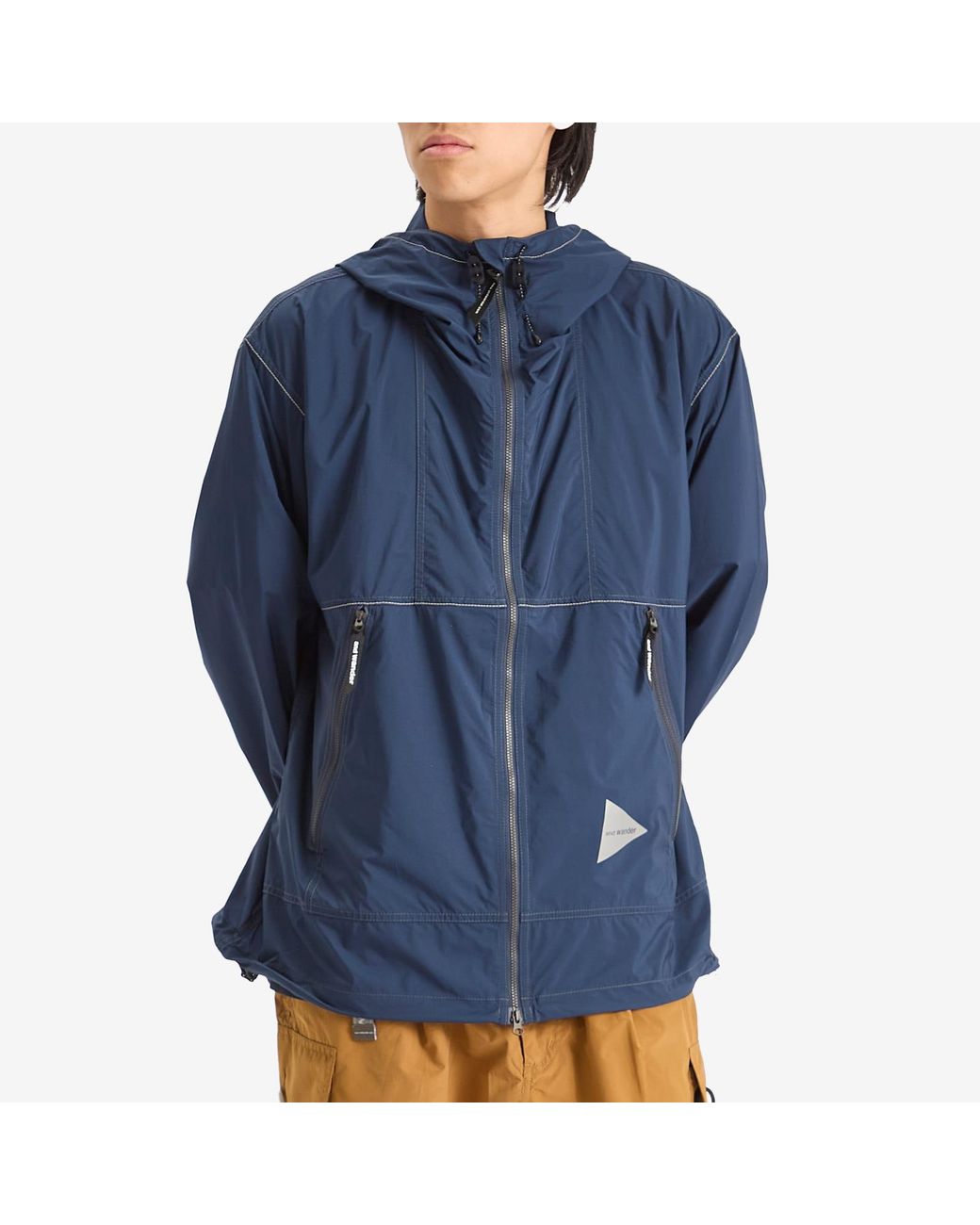 and wander Pertex Wind Jacket in Blue for Men | Lyst