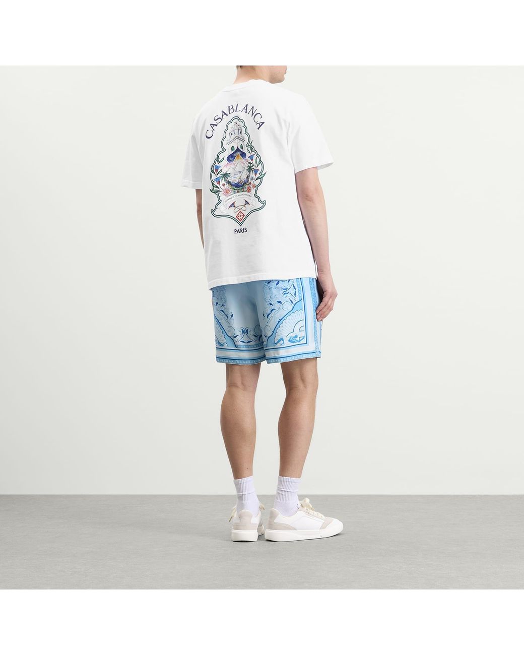 Casablanca White Hotel T-Shirt for men