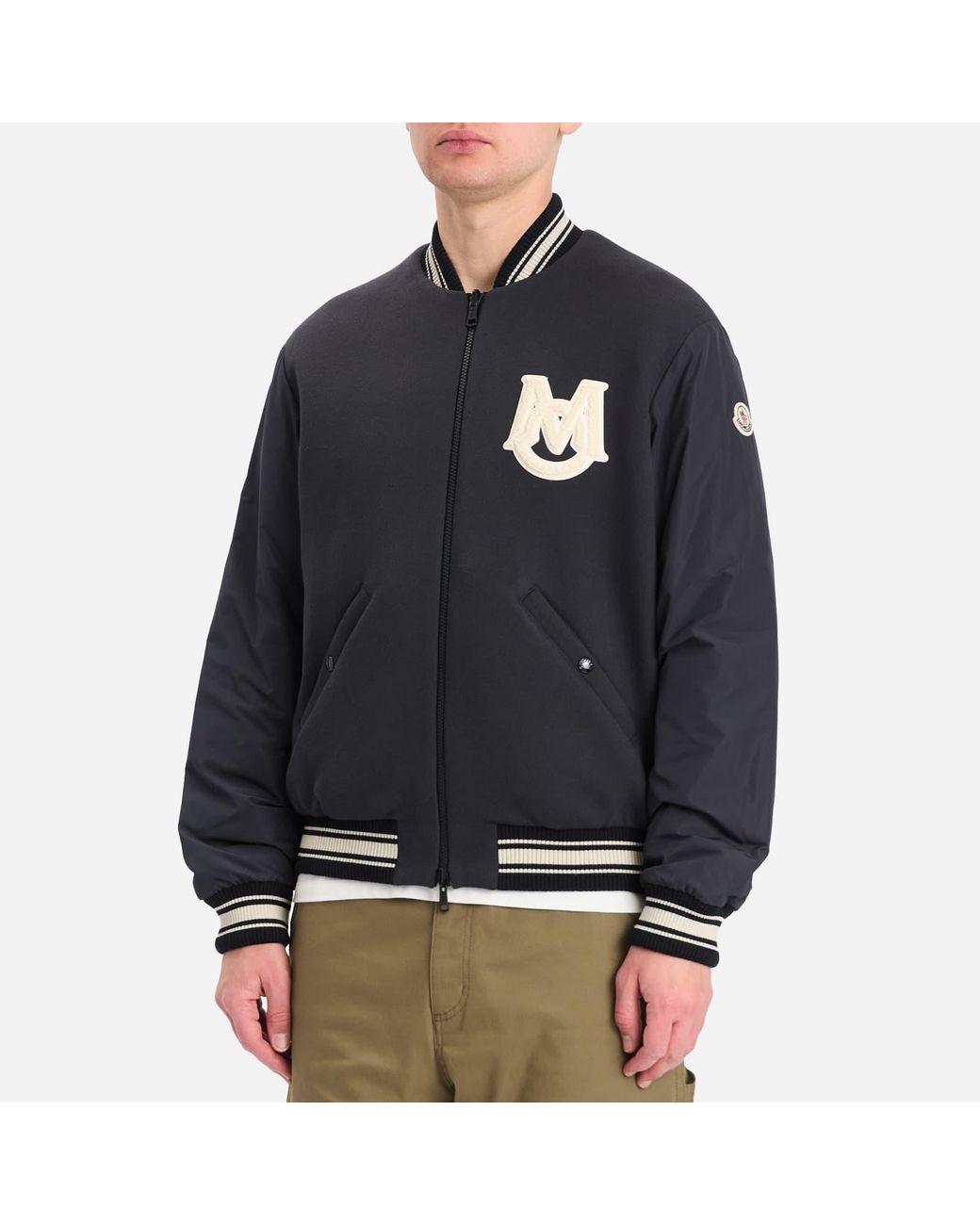 Moncler Black Vennes Bomber Jacket for men