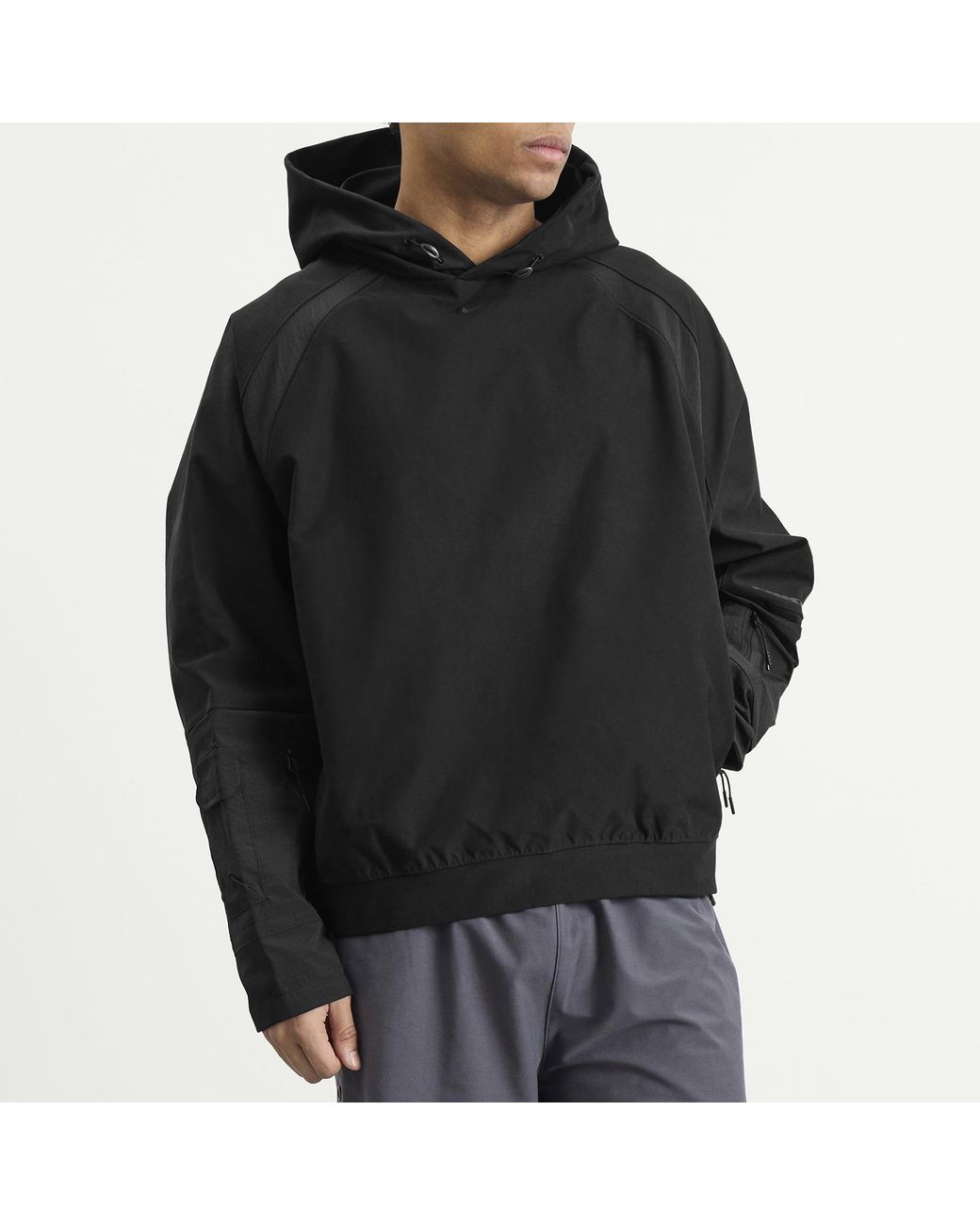 Nike Black Tech Shori Utility Hoodie for men