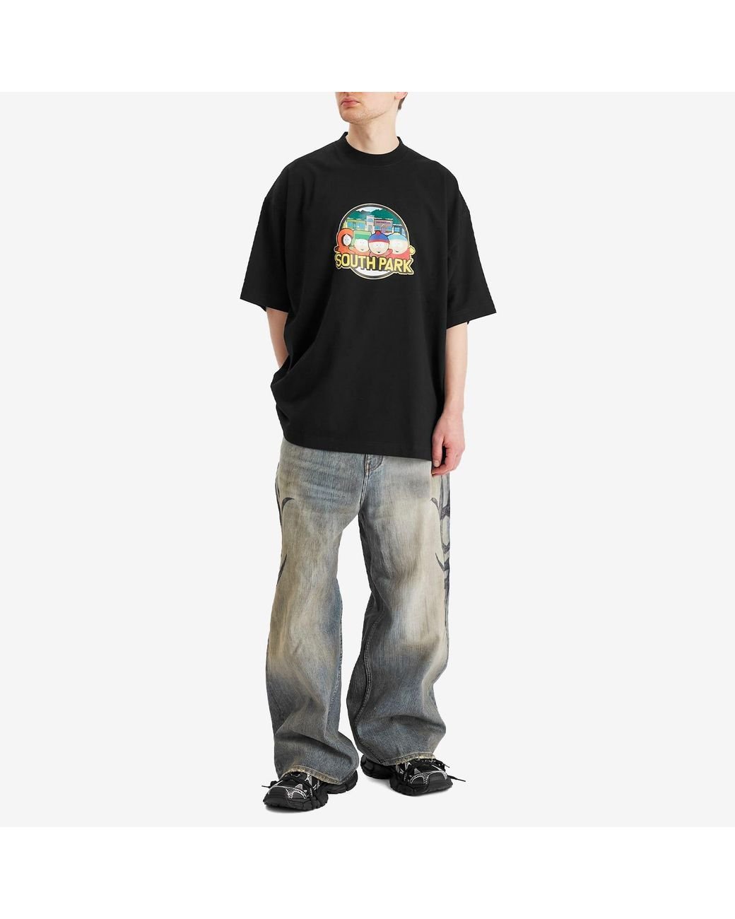 国内発送☆VETEMENTS☆SOUTHPARK OVERSIZED T-SHIRT/BL Vetements Southpark Oversized T-Shirt in Black for Men | Lyst
