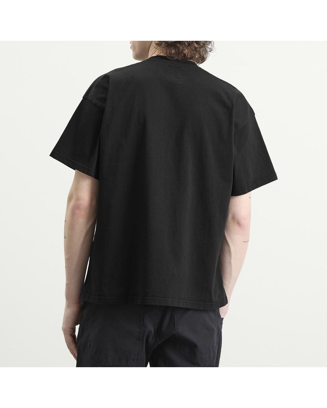 Roa Black Logo T-Shirt for men