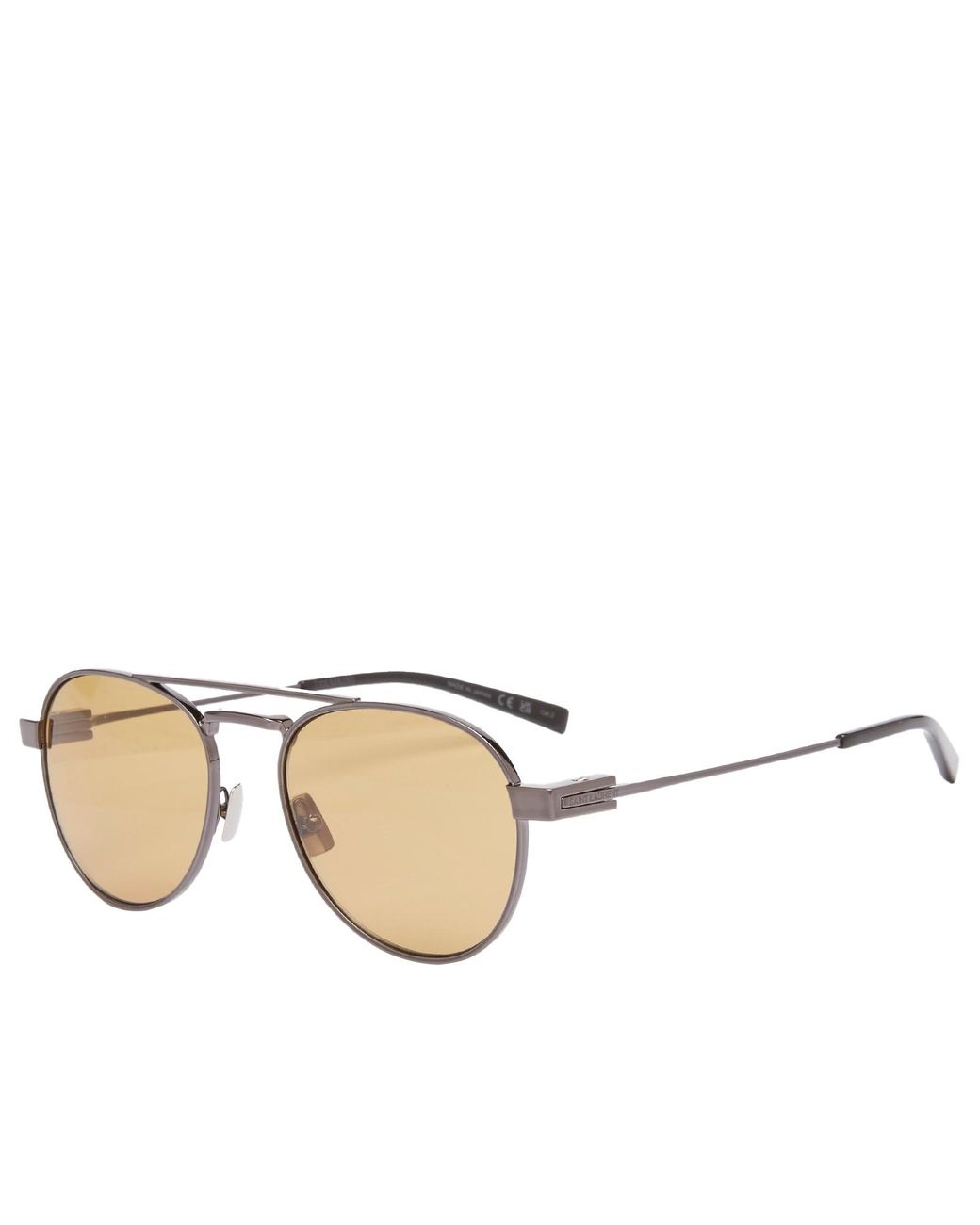 Saint Laurent Metallic Saint Laurent Sl 708 Sunglasses
