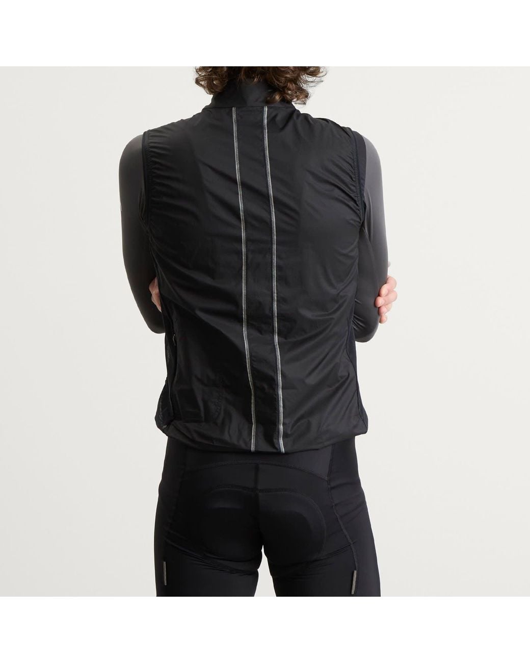 Rapha Black Brevet Element Gilet Jacket for men