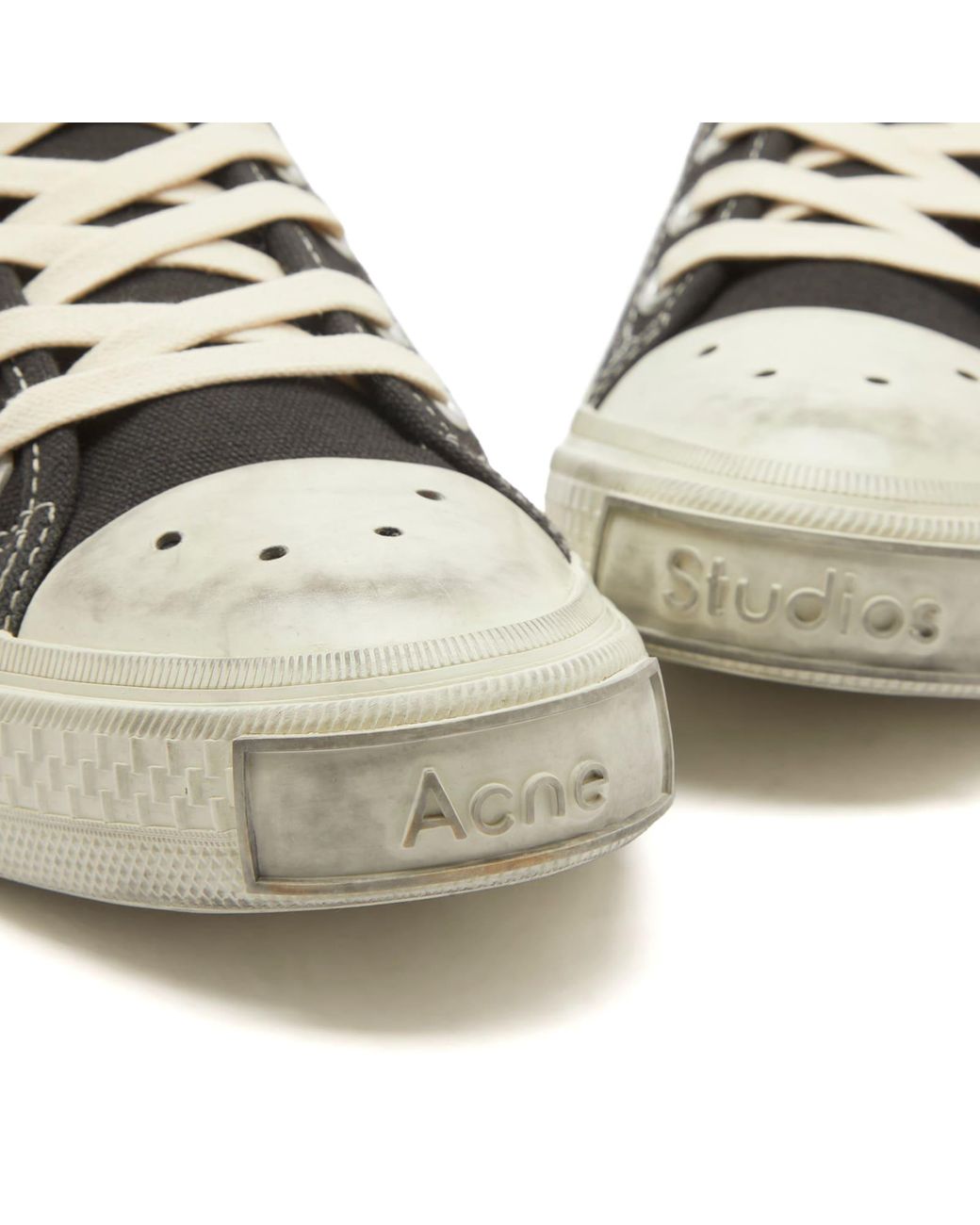 ACNE STUDIOS｜BALLOW SOFT TUMBLED TAG M スニーカー Ballow Soft Tumbled Tag sneakers in black - Acne Studios