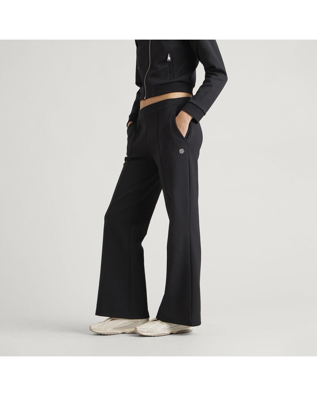 END. Black Compact Trackpant