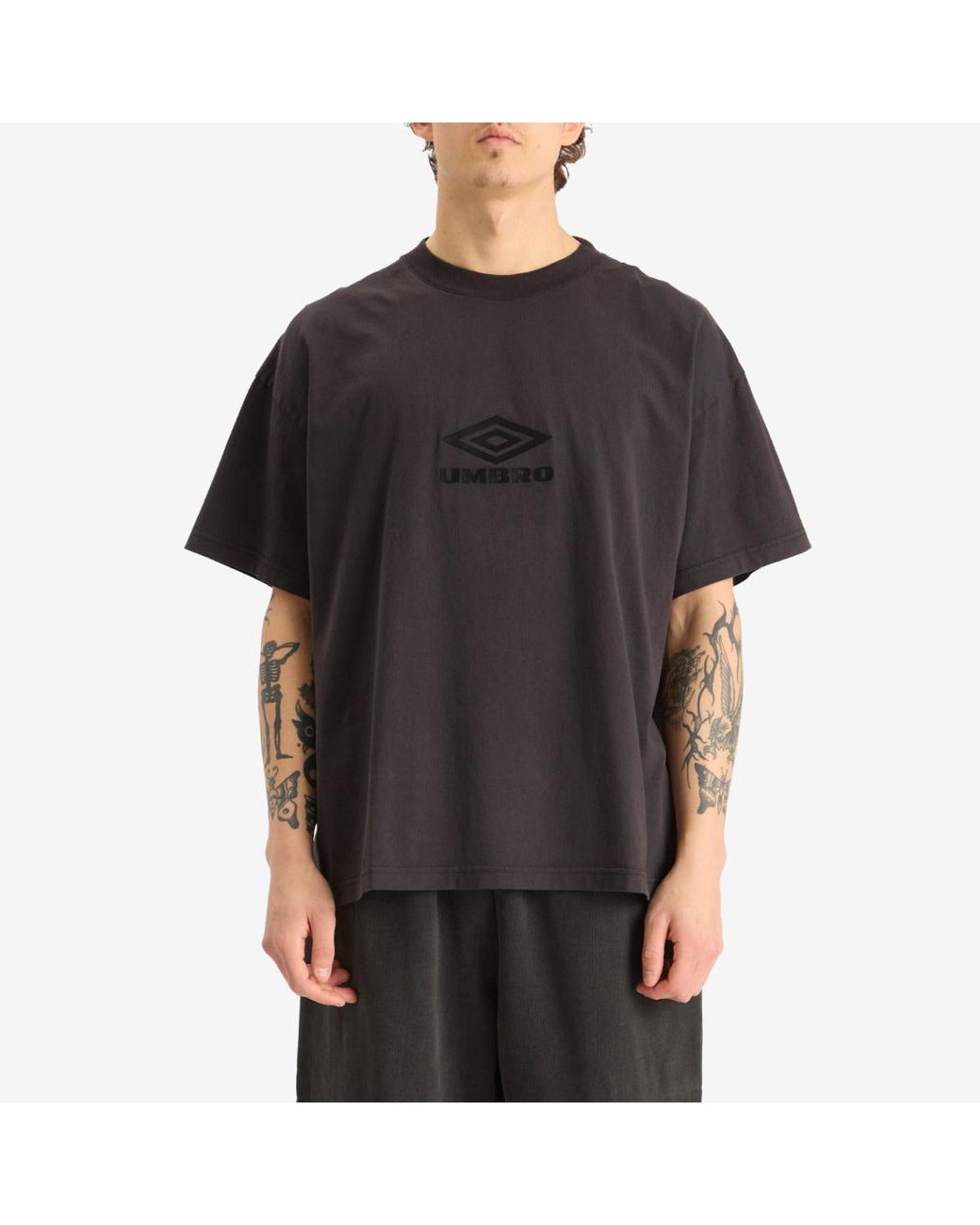 Umbro by Slam Jam Og Logo T-Shirt in Black for Men | Lyst UK