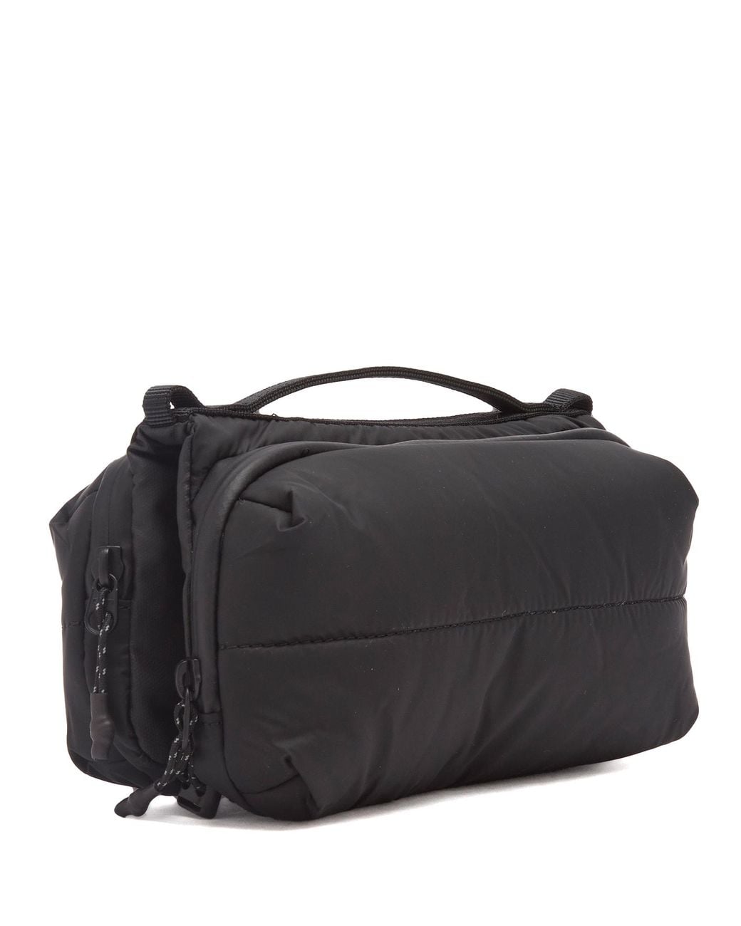 Topologie Black Polyester Bottle Sling Backpack