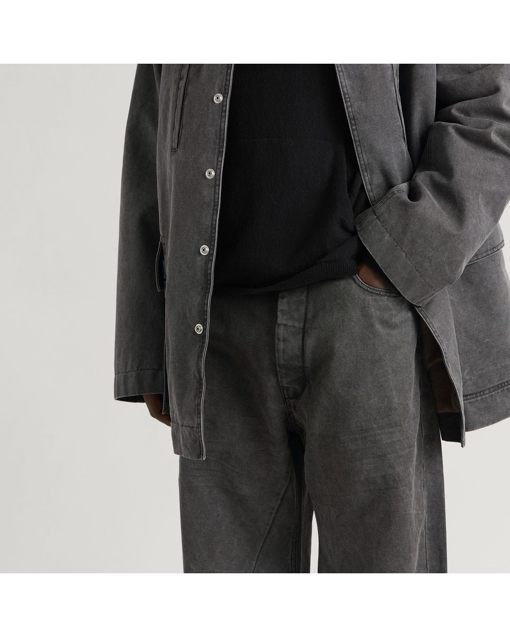 Rick Owens Gray Geth Jeans for men