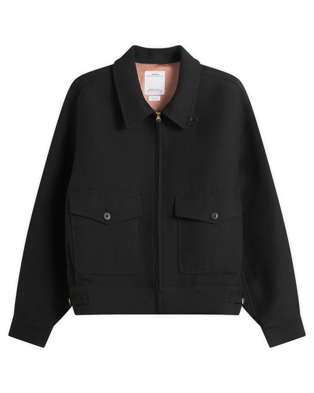 Visvim Black Langley Bomber Jacket for men