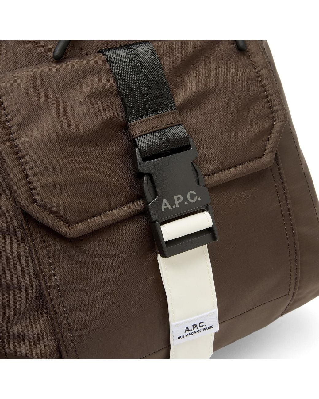 A.P.C. Black Trek Backpack for men