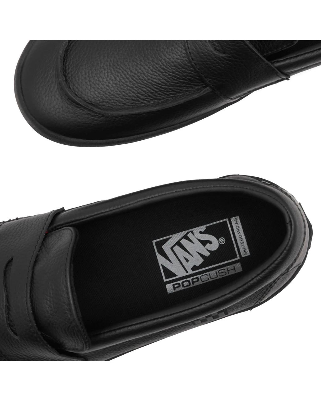 国内配送 VANS LOAFER BLACK/BLACK 国内配送 VANS LOAFER BLACK/BLACK