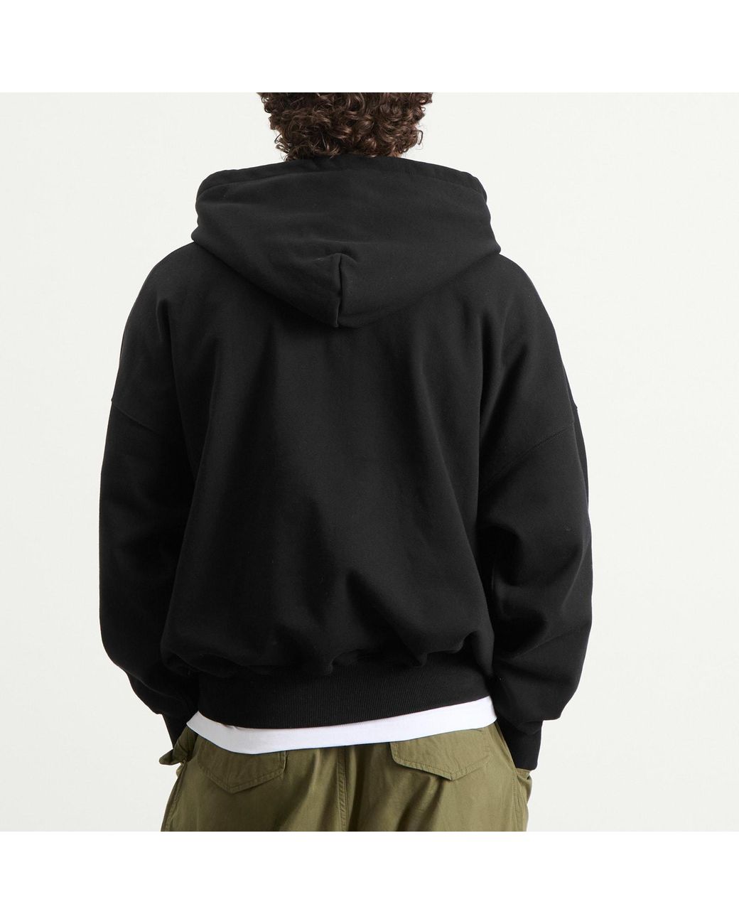 N!CE Black Logo Hoodie for men