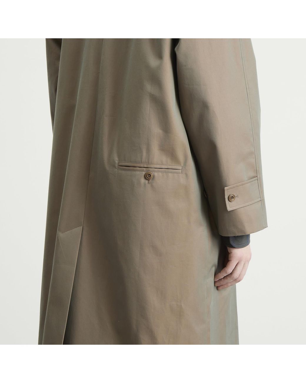 SAGE NATION Brown Westminster Overcoat for men