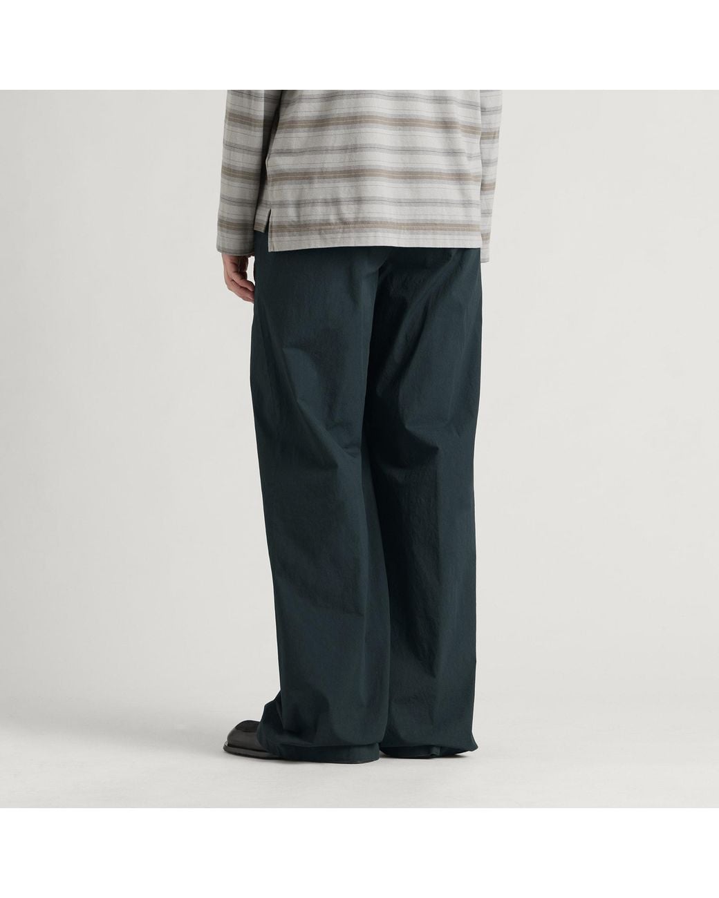 Dries Van Noten Blue Preaches Overdye Belted Trousers for men