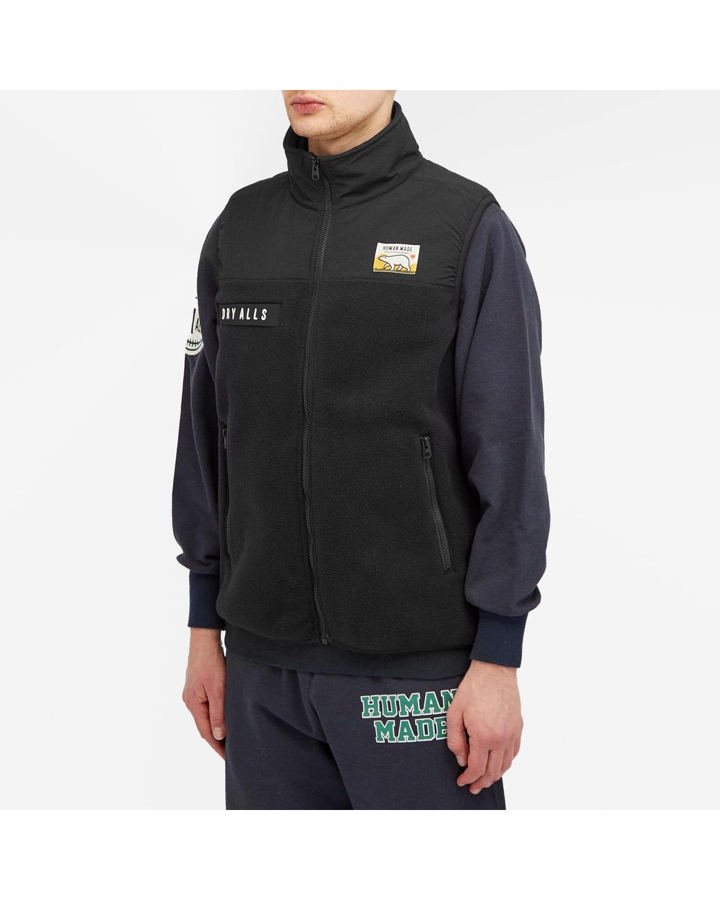 HUMAN MADE フリースベスト 中古・古着通販】HUMAN MADE (ヒューマンメイド) フリースベスト