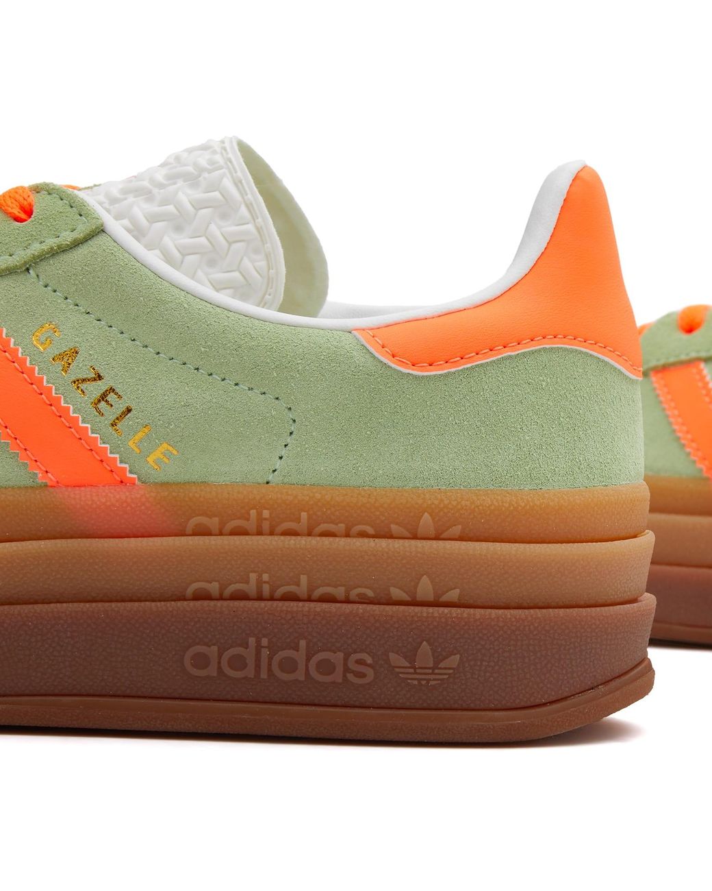 adidas gazelle silver green womens ADIDAS Gazelle Bold Platform WMNS 