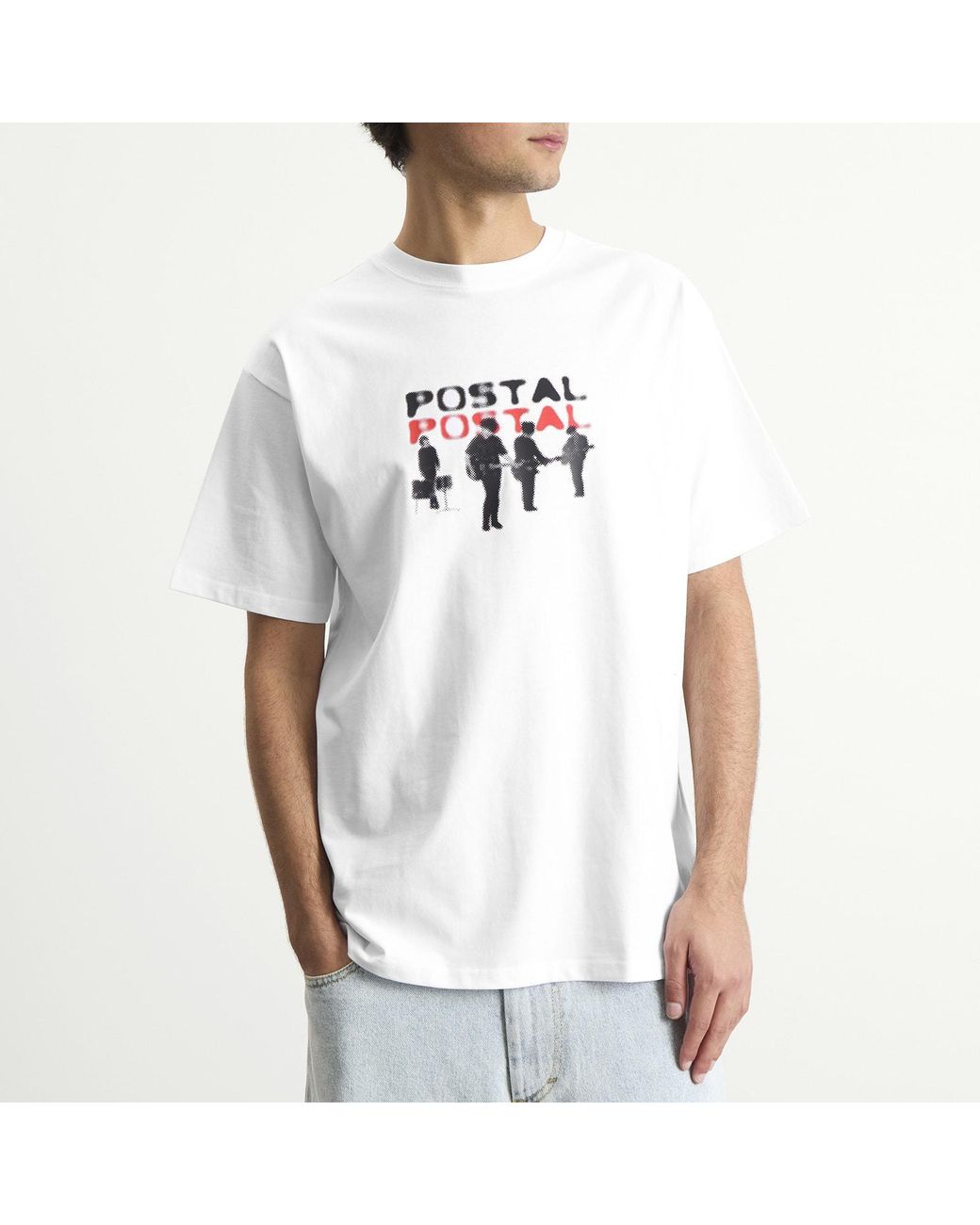 Postalco White Candy T-Shirt for men