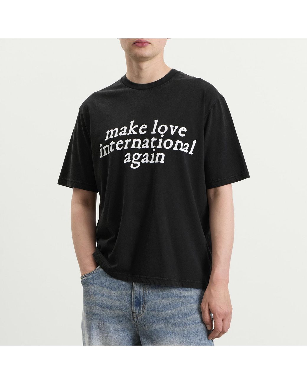 ACMH by Magic Castles Black X Love International Mlia T-Shirt for men