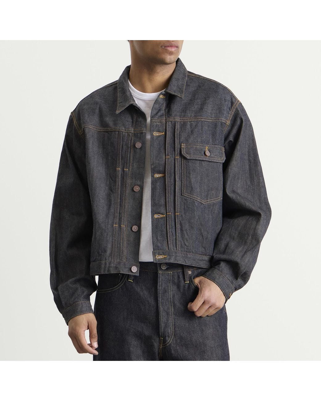 Visvim 102Xx Denim Jacket Mud Wash in Black for Men | Lyst UK