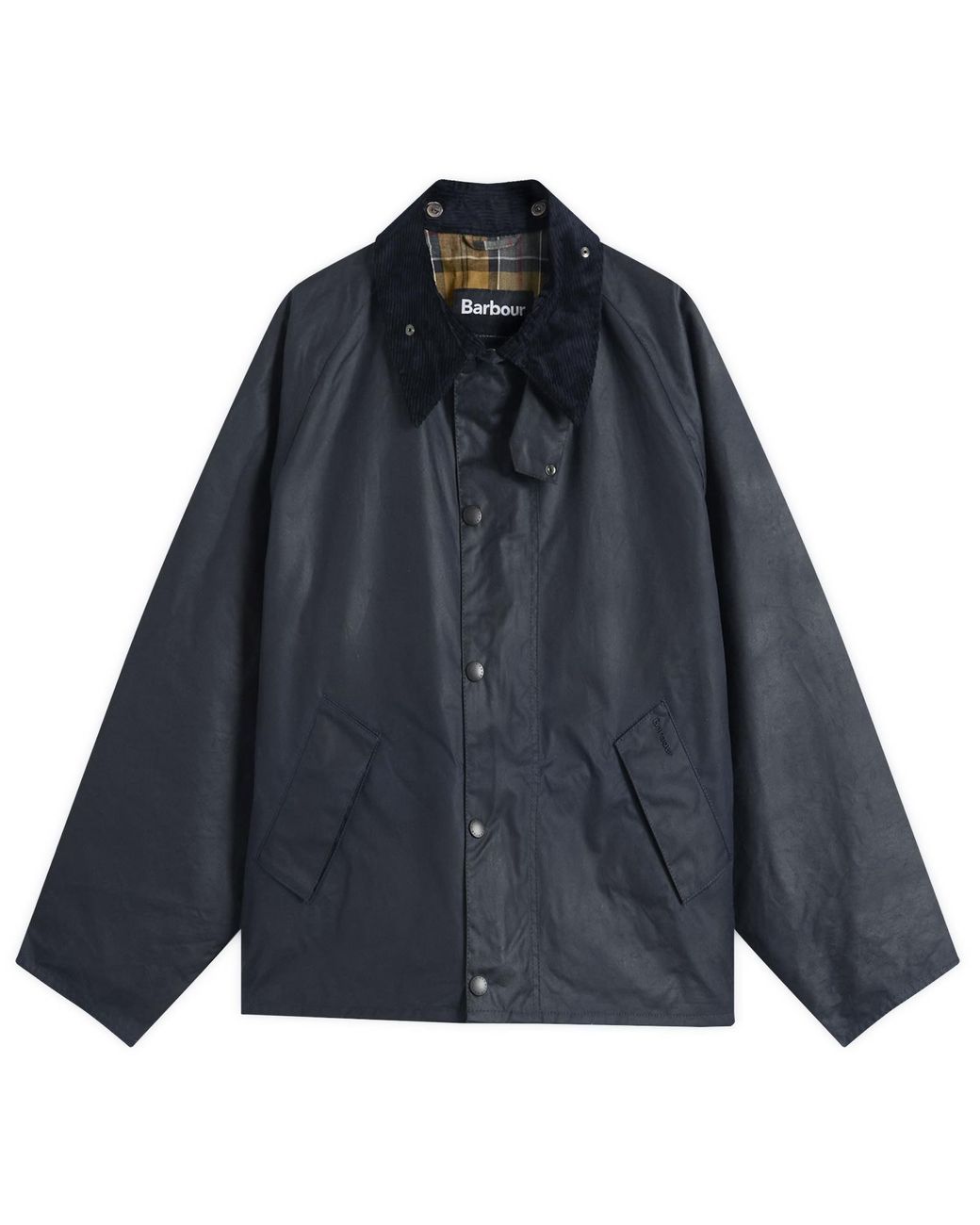 Barbour Transport Wax Jacket in Black for Men | Lyst