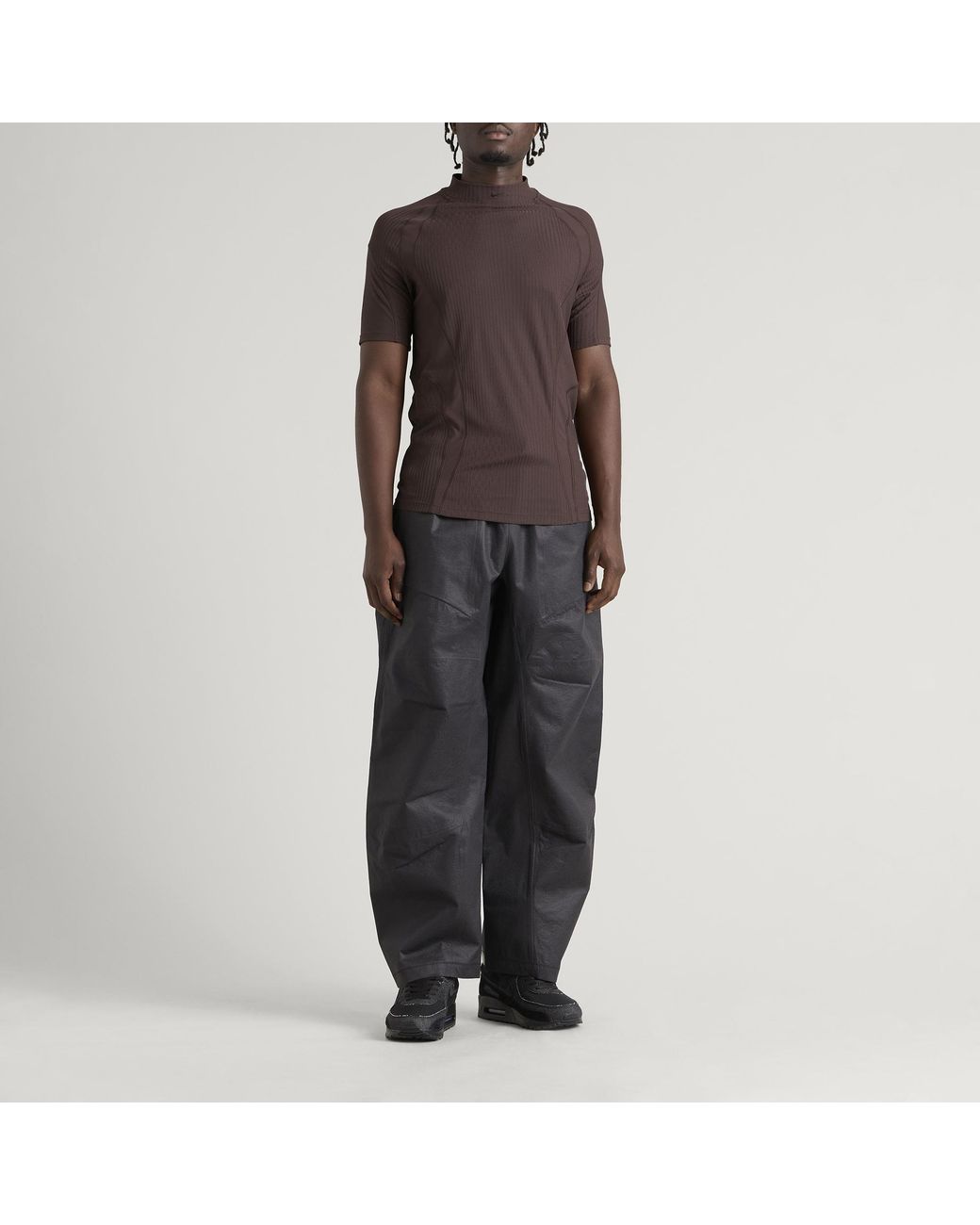 Nike Brown Tech Pro T-Shirt for men