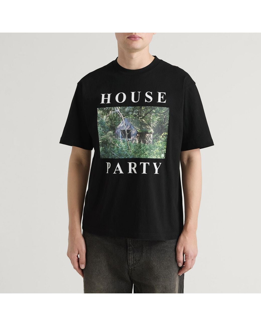 Heresy Black House Party T-Shirt for men
