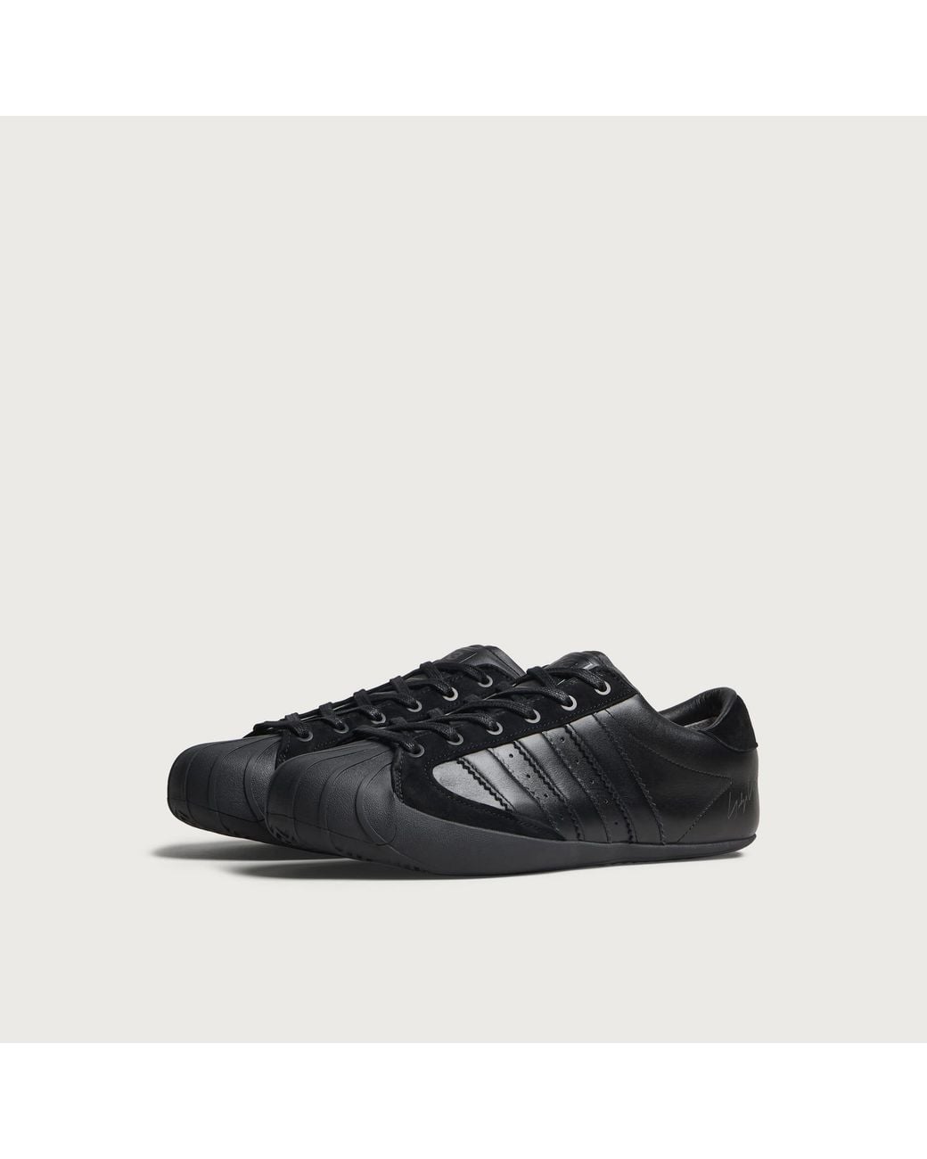Y-3 Black Superstar 3G Sneaker for men