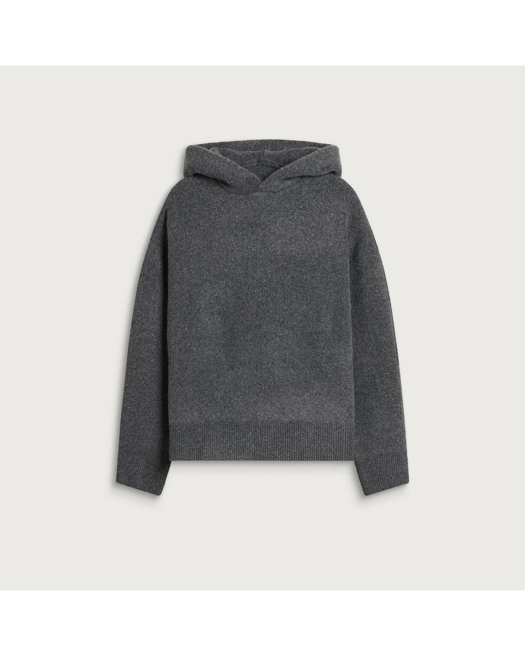 MKI Miyuki-Zoku Gray Double Knit Hoody for men