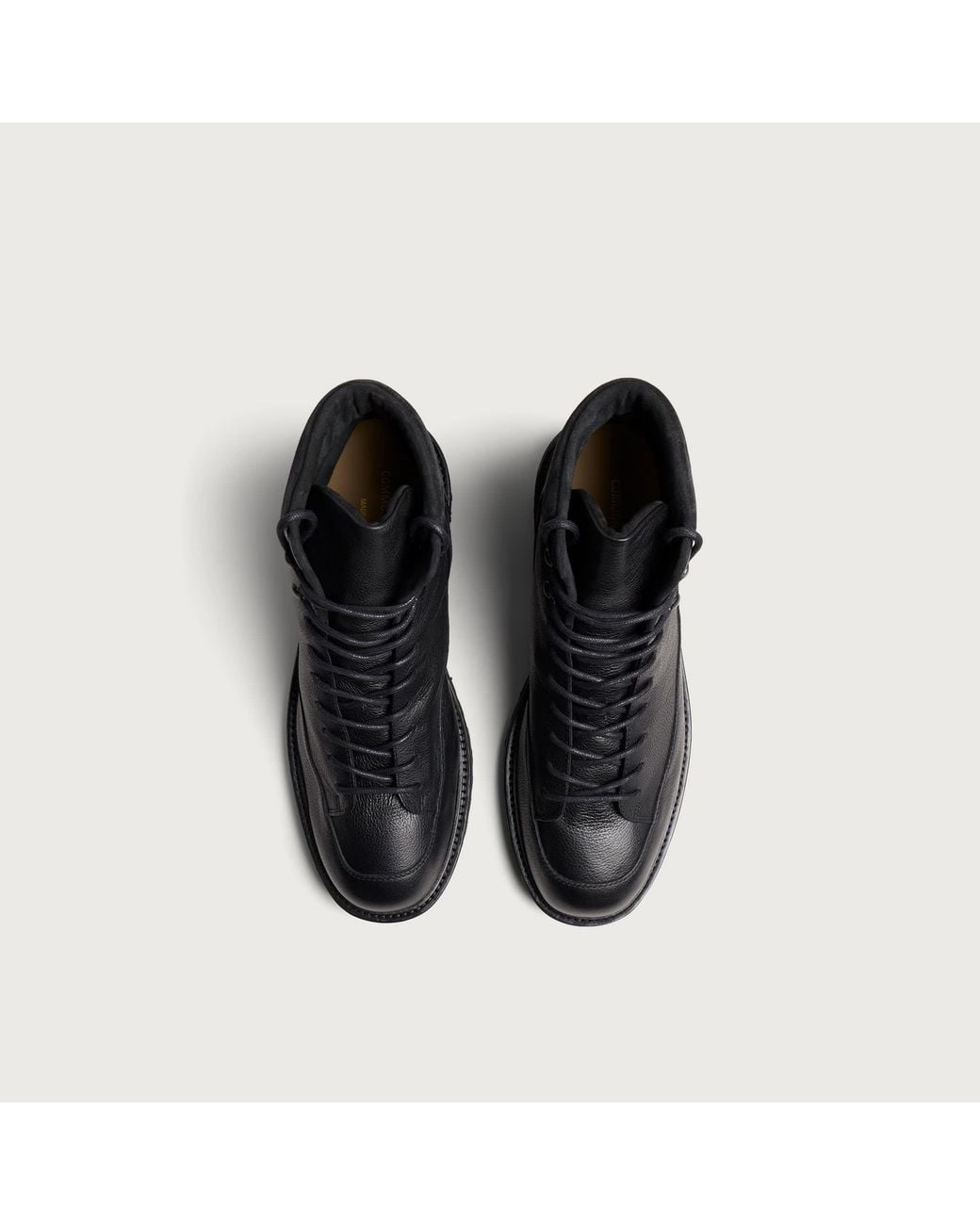 Common Projects Black Leather Hiker Boot for men