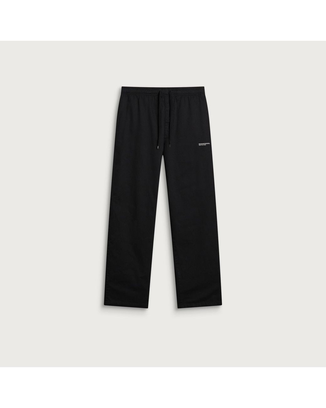 Neighborhood Black Easy Pants for men