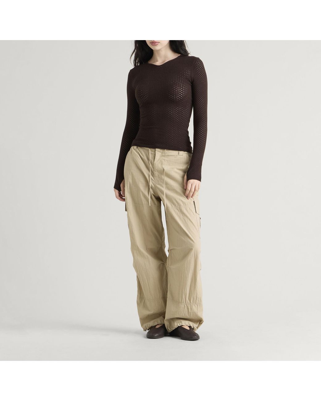 Peachy Den Black Thermal Knit