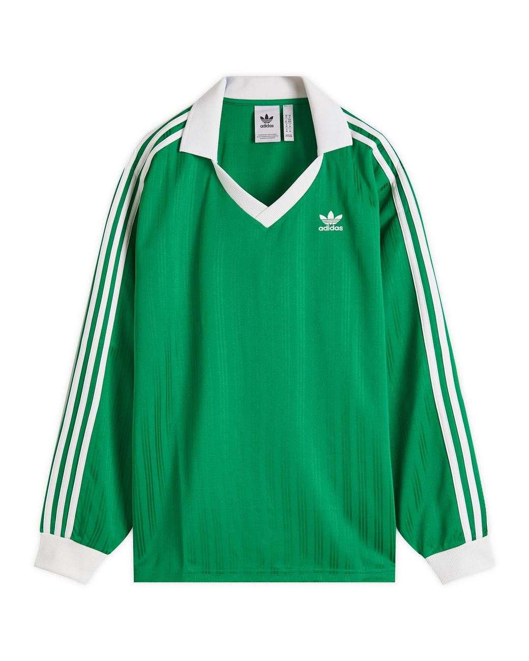 adidas men's originals long sleeve pique tee