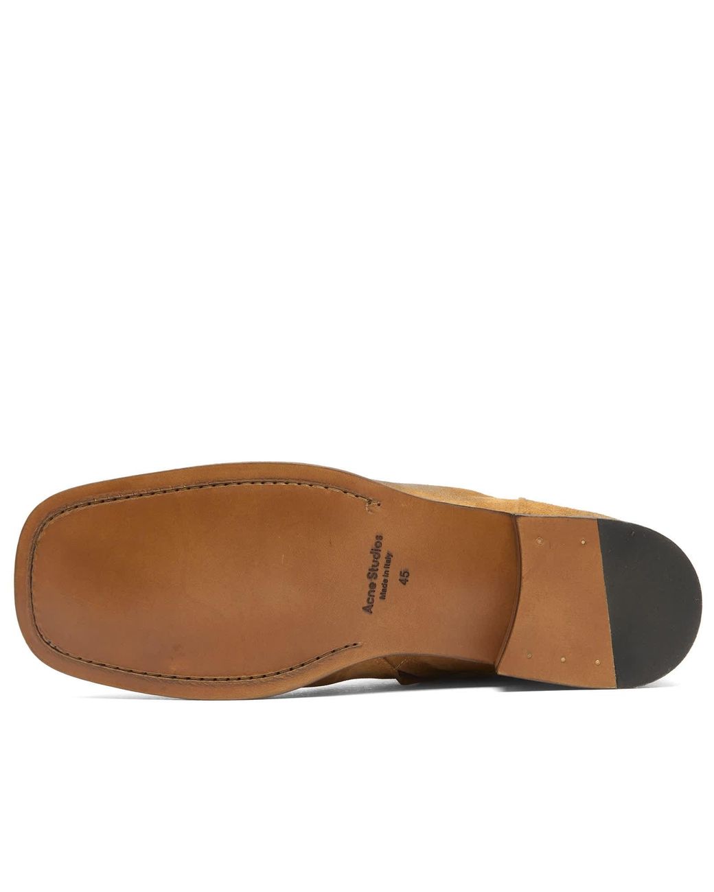 Acne Brown Bebe Suede Boot for men