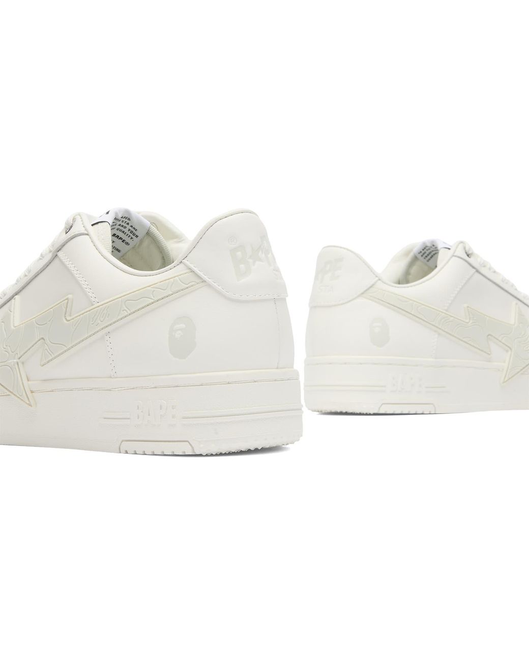 A Bathing Ape White Bape Sta Os #2 M2 for men