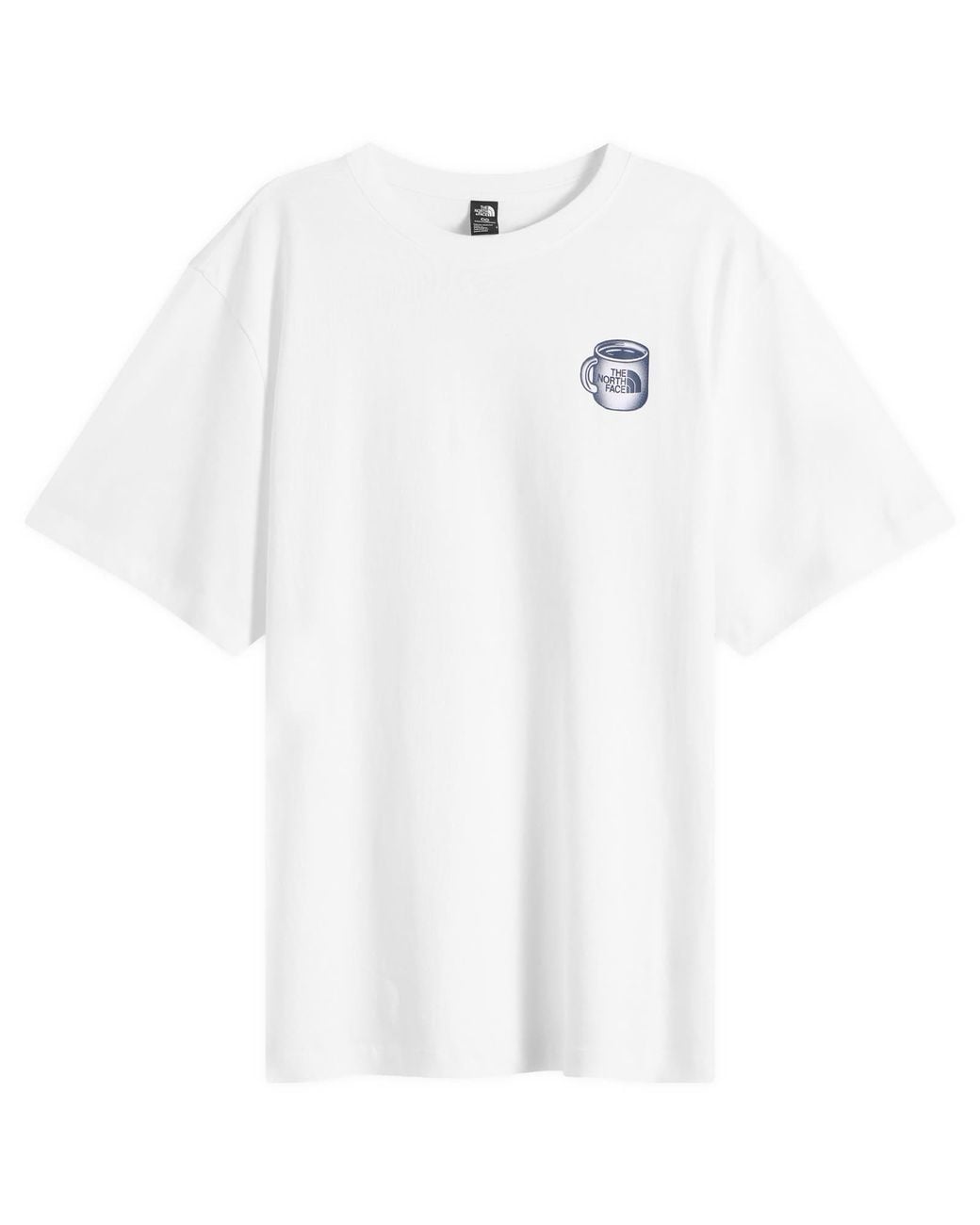 The North Face White Basecamp Barista Relaxed T-Shirt for men