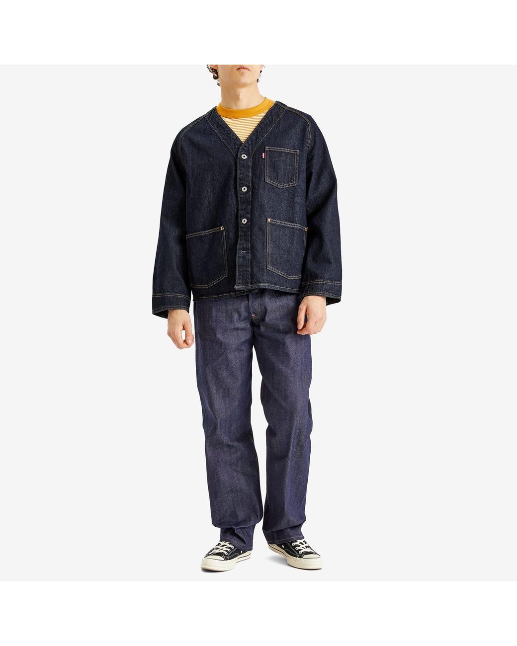 Levi's Tab Union Engineer Cardigan in Blue for Men | Lyst UK