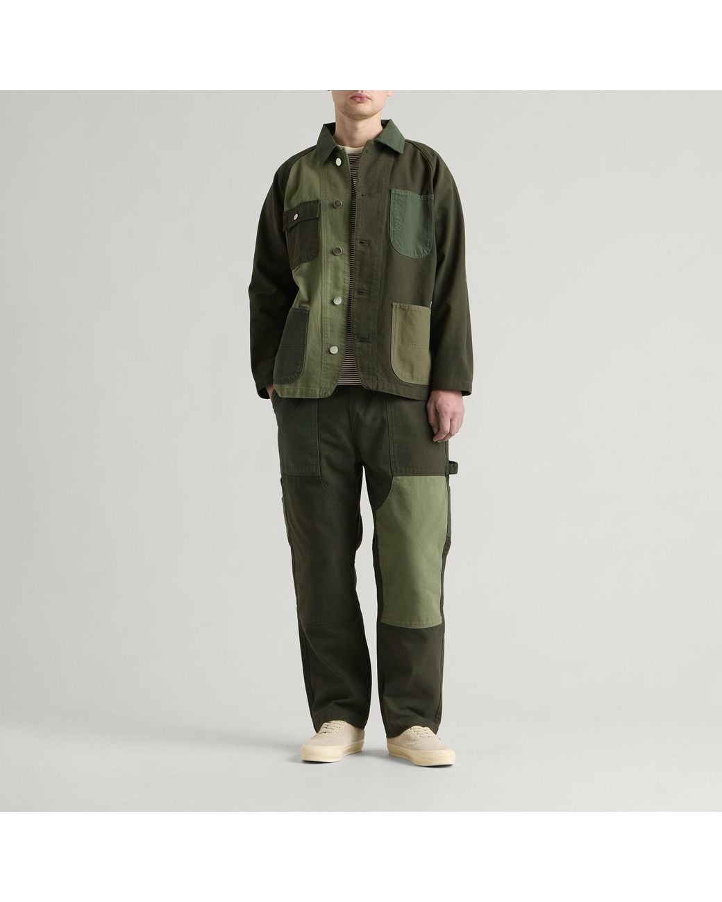 Service Works Green Patchwork Coverall 2.0 Jacket for men