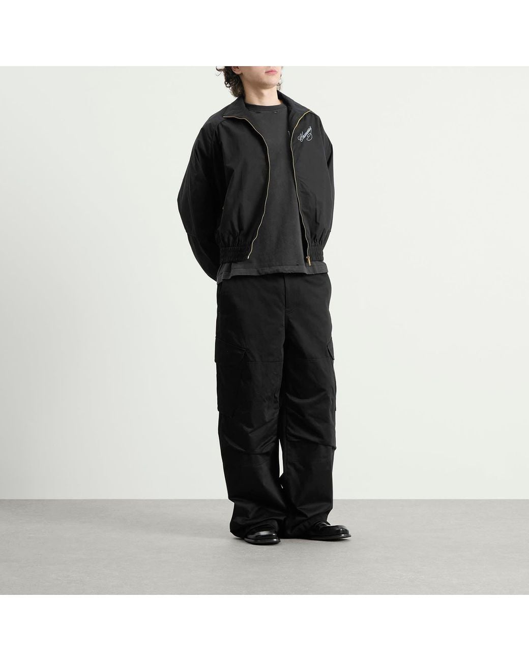Winora Ruff Rider Willy Chavarria Ruff Rider Track Jacket in Black for Men | Lyst
