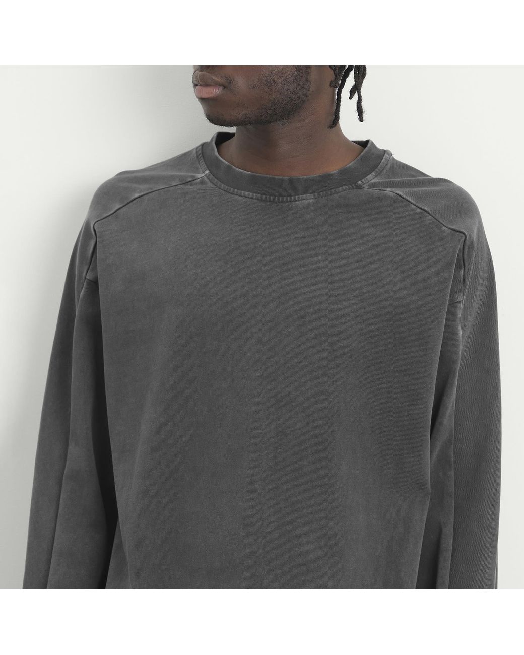 Entire studios Gray Heavy Long Sleeve Top for men