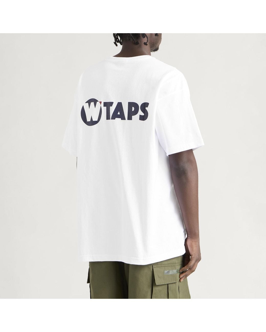 (w)taps White Tnnl Short Sleeve T-Shirt for men