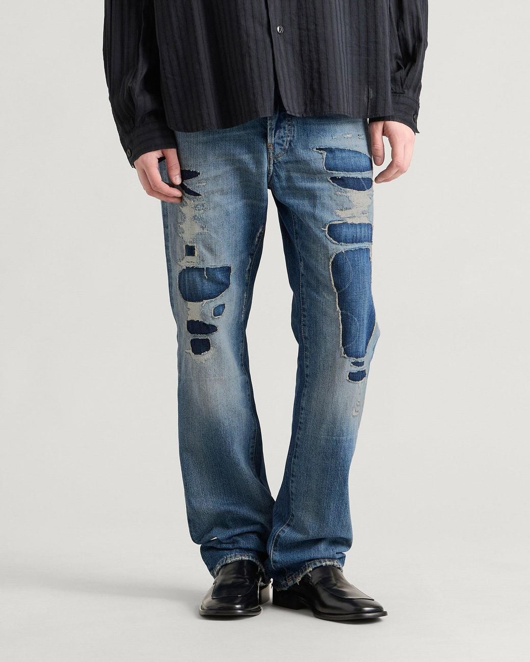Acne Studios 1996 Map Jeans in Blue for Men | Lyst