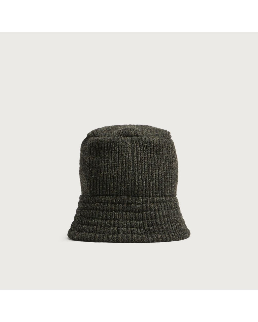Needles Green Shetland Wool Bucket Hat
