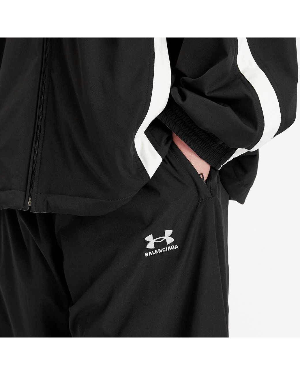 コラボ ★ Balenciaga X Under Armour / Layered Tracksuit balenciaga-Black-Under-Armour-