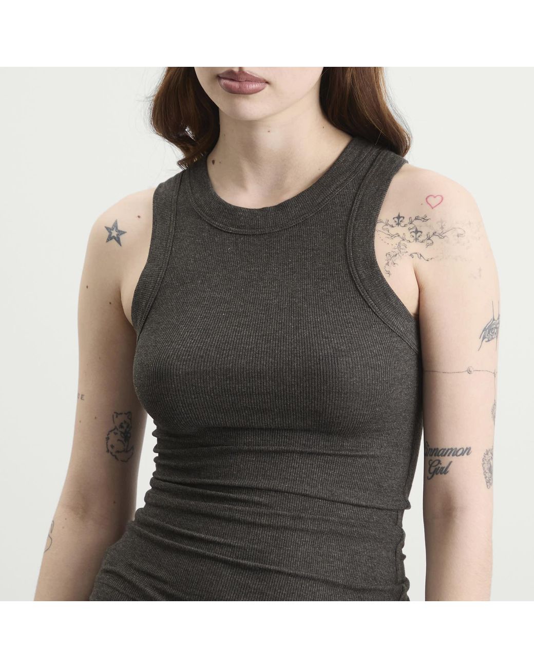 Agolde Gray Leigh Tank