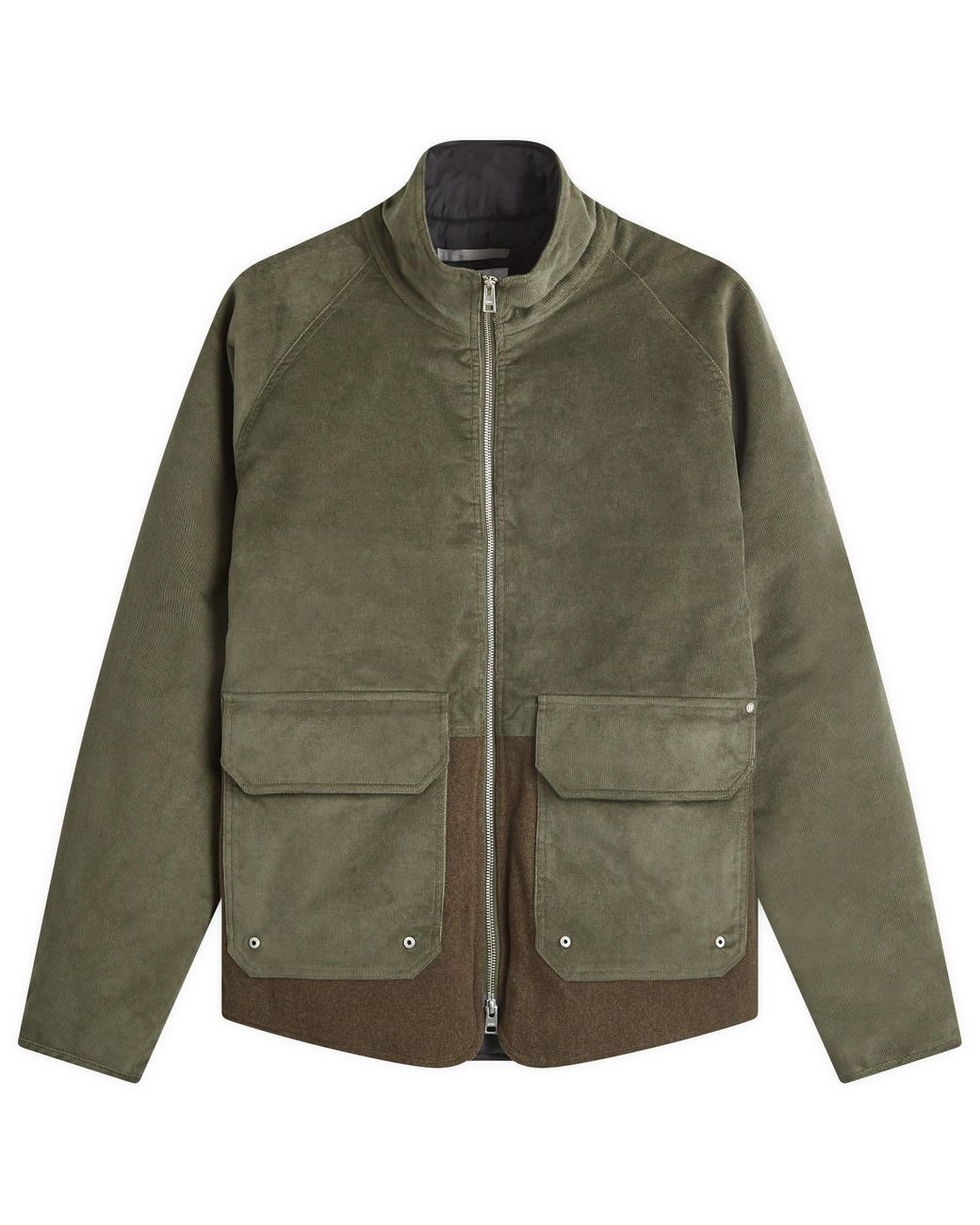 Norse Projects Hakon Solotex Corduroy Reversible in Ivy Green