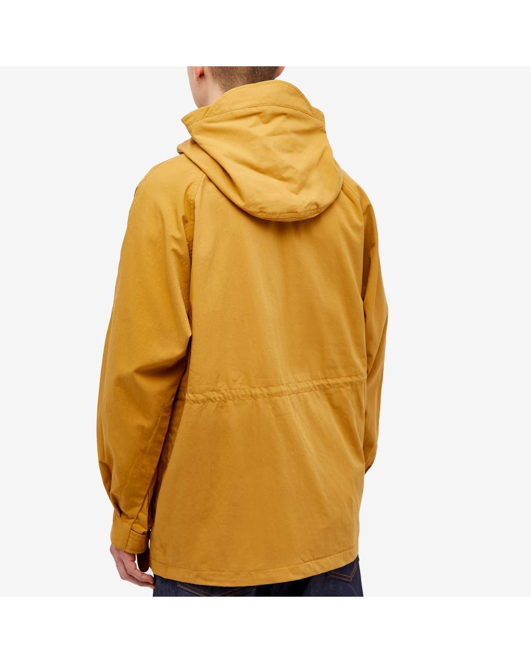 Beams Plus Nylon Mountain Parka Jacket in Yellow for Men | Lyst