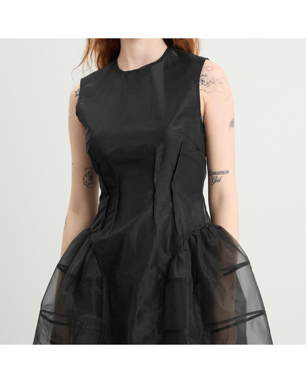 CECILIE BAHNSEN Black Claudie Dress