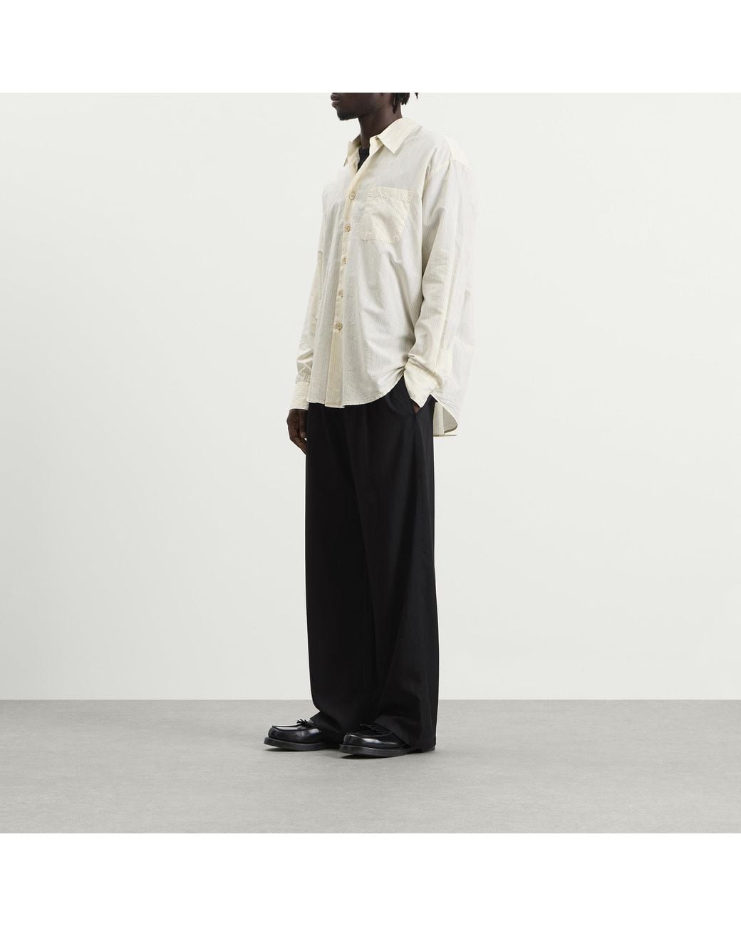 Our Legacy Black Night Drape Twill Leisure Trouser for men